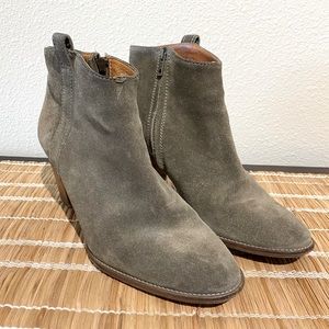 Madewell Suede Heeled Booties
